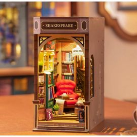 Diy Book Nook Kit, Puzzle 3d Avec Lumière Led, Bricolage Kit De Construction De Modèle, Meilleure Décoration De La Maison Et Cadeaux Pour Adulte