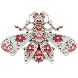 Puzzle 3d Metal Insectes, Maquette Abeille Sabah De Acier Inoxydable 430, Restauration 100%, Maquette Metal, Cadeau D'anniversaire Pour 3d Puzzle Adulte, 28 Pièces