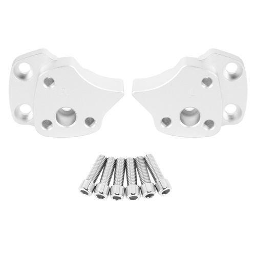 25mm Cintre Riser Pour Fjr1300 Fjr 1300 2001-2005 Argent Guidon Risers Moto Accessoires Pices