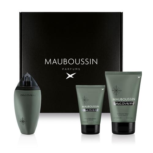 Mauboussin - Coffret Découverte 2023 Discovery : Eau De Parfum 100ml, Gel Douche 100ml & Baume Après-Rasage 50ml 