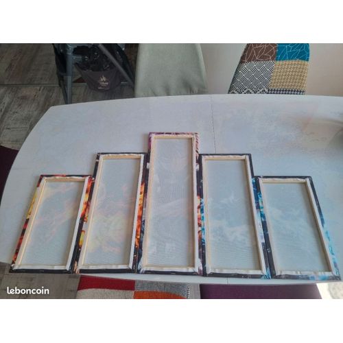 Tableau Manga My Hero Academia Shoto Todoroki 5 pièces