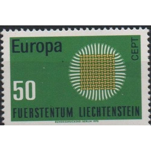 Liechtenstein Timbres Europa 1970-1971-1972
