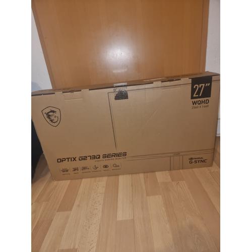 MSI Optix 165Hz G273QF Écran Gaming 27" WQHD