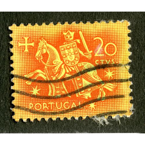Timbre Oblitéré Portugal, 20 Ctvs