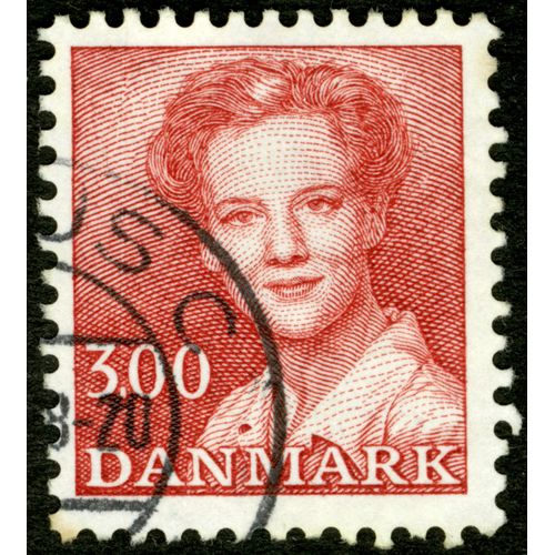 Timbre Oblitéré Danmark, 3.00