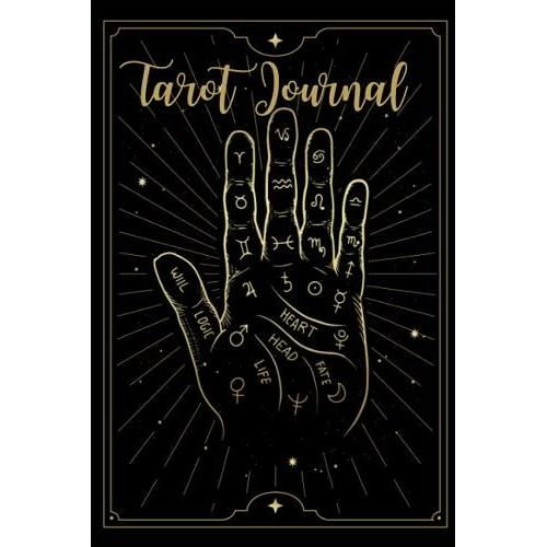 Tarot Journal: Palmistry Cover | Tarot Tracker | A Daily Reading And Interpretation Tracker | 3 Card Draw