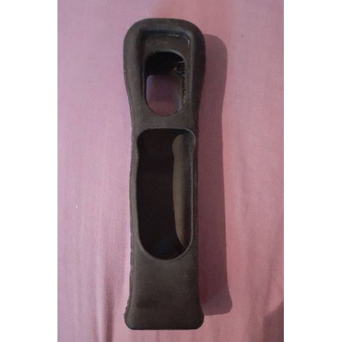 Housse/Protection Wiimote Motion + Silicone Noir (Officiel)