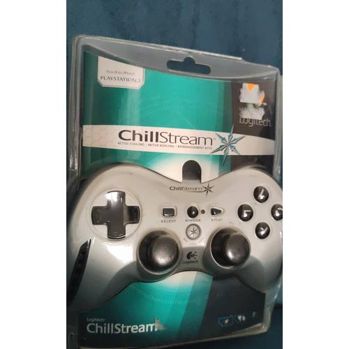 Manette Logitech Chillstream Filaire Argent Logitech Pour Sony Playstation 3