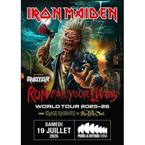 Place De Concert Iron Maiden - Paris La Defense Arena - 19/07/25