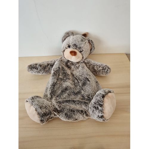 Doudou Ours Marron Chiné Range Pyjama Nicotoy