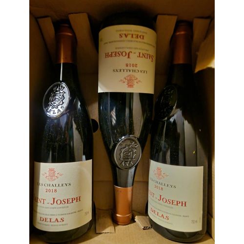 Carton De 6 Btls De St Joseph Les Challeys 2018 Domaine Delas