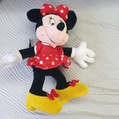 Peluche Minnie Disney Articulée, En Très Bon État. Collection Vintage 40cm Environ