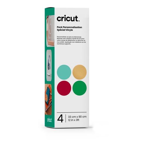 Accessoire CRICUT Pack Vinyl Custom toutes surfaces