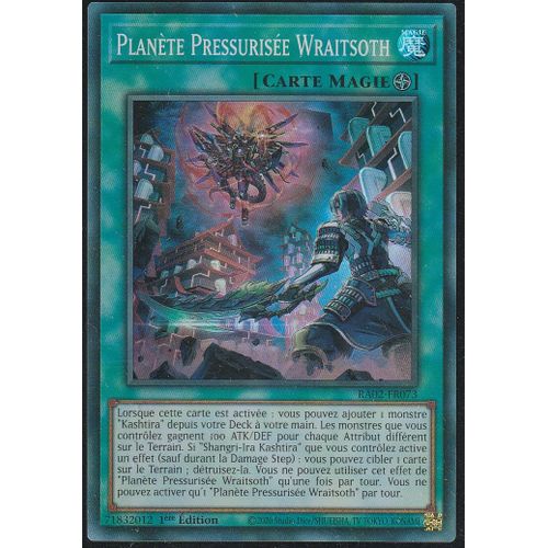 Carte Yu-Gi-Oh - Planète Pressurissé Wraitsoth - Ra02-Fr073 - Super-Rare