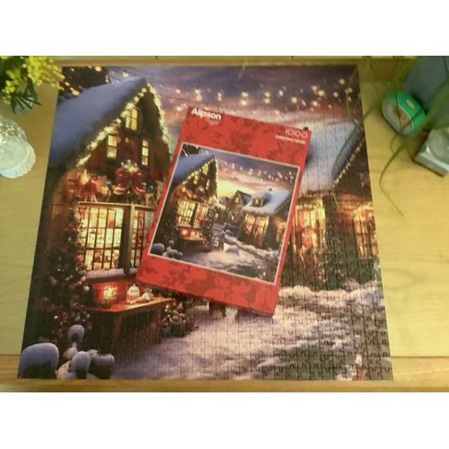 Puzzle De 1000 Pièces Chalet De Noël