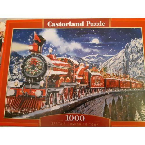 Puzzle 1000 Pièces Train Du Père Noël