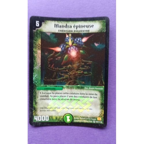 Duel Masters Mandra Épineuse 107/110 2004 Foil