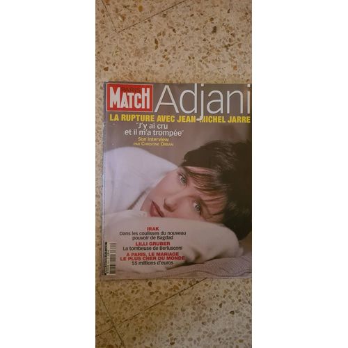 Paris Match N 2875. 24 Au 30 Juin 2004# Isabelle Adjani Et Jean-Michel Jarre