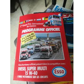 Programme Officiel Grand Prix International Du Camion De 1985