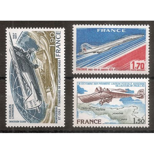 Pa 49 - 50 - 51 (1976/1978) Série De Postes Aériennes N** (Cote 3e) (9160)