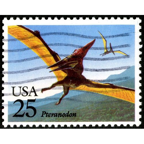 Timbre Oblitéré Usa 25 , Pteranodon