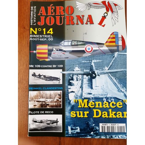 Aero Journal N° 14 - Menace Sur Dakar, Sept 1940