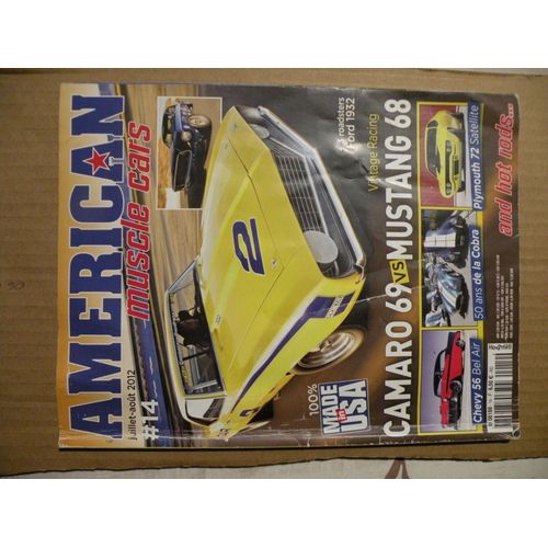 Brade Exemplaire N° 14 D'american Muscle Cars De Juillet-Août 2012