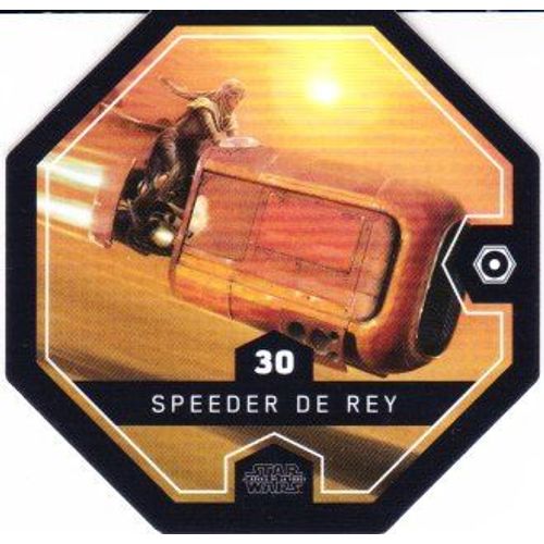 Pog Star Wars N°30 : Speeder De Rey