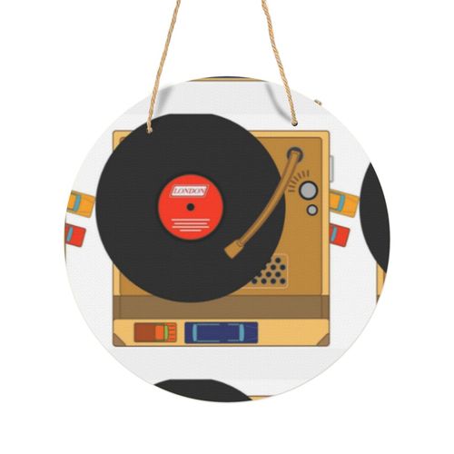 Panneau Métallique Rond Les Tenembaums royaux de Wes Anderson en Aluminium 29cm - Impression Décorative Murale pour Maison, Bar, Café