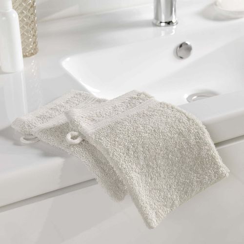 2 Gants De Toilette 15x21 Cm - 500g/Cm² - Lin Lin