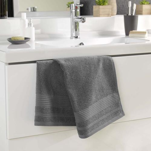 Serviette De Toilette 50x90 Cm - 500g/Cm² - Anthracite Anthracite