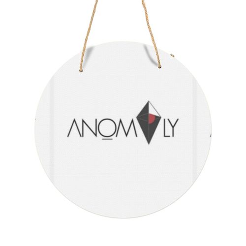 Panneau Métallique Rond Tee-shirt des voyageurs anormaux Texte sombre en Aluminium 29cm - Impression Décorative Murale pour Maison, Bar, Café