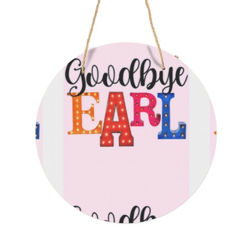 Panneau Métallique Rond Mignon drôle Marquee Chicks Country Music 90s Retro Goodbye Earl Earl Had To Die Paroles de la chans en Aluminium 29cm - Impression Décorative Murale pour Maison...