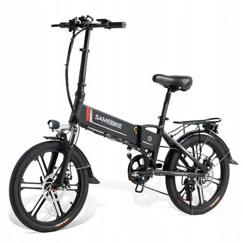 Samebike 20lvxd30-Ii Vélo Électrique E-Bike Cadre 17.5 Pouces Roue 20" Noir 350w 35km/H 10.4ah 48v 80km