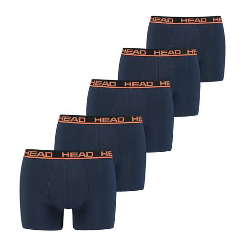 Head Boxers Homme, Lot De 5 - Basic Boxer Trunks Ecom, Coton Stretch Noir/Gris M (Medium)