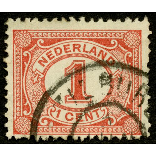 Timbre Oblitéré Nederland, 1 Cent