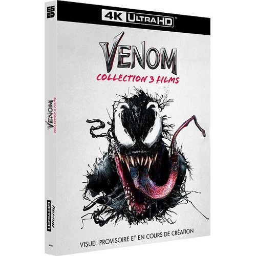 Coffret Venom - Collection 3 Films : Venom + Venom : Let There Be Carnage + Venom 3 : The Last Dance - 4k Ultra Hd