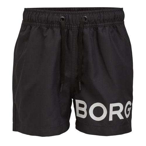 Björn Borg Maillots De Bain Pour Hommes Sheldon - Short De Bain, Filet, Logo, Uni Menthe S (Small)