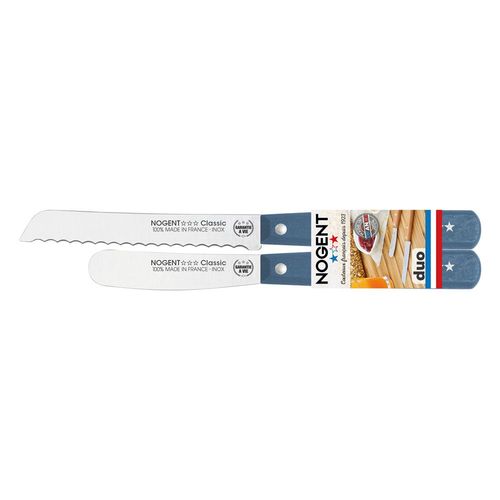 Set Duo Petit Déjeuner Bleu Paon