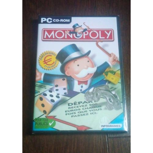 Monopoly, Pc Cd-Rom En Euros 