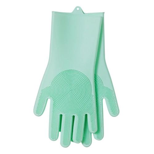 1 paire de gants de nettoyage en Silicone de cuisine en caoutchouc ¿¿ponge  gant m¿¿nage ¿¿purateur cuisine outils propres gants de vaisselle