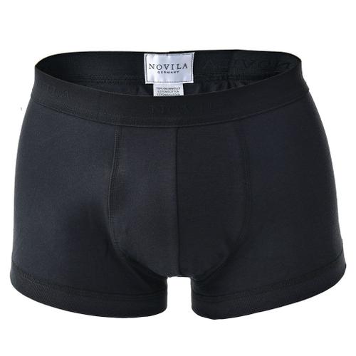 Pantalon De Sport Novila Pour Homme - Confort Naturel, Interlock Fin, Taille Logo Blanc L (Large)