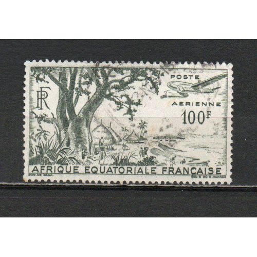 Timbre-Poste D'afrique Équatoriale