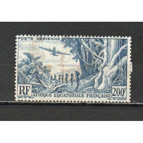 Timbre-Poste D'afrique Équatoriale