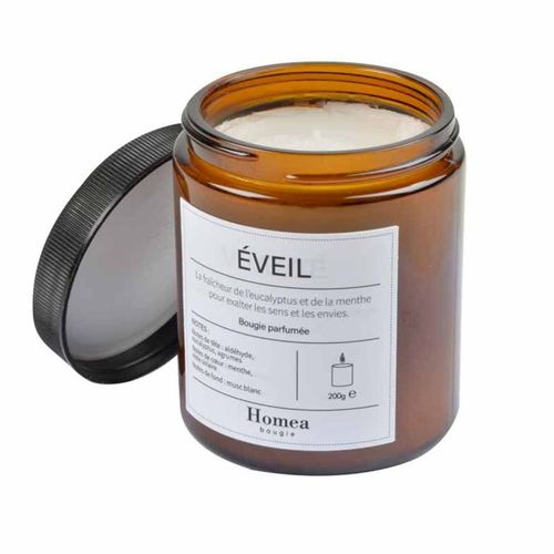Paris Prix - Bougie Verrine Parfumée "apothicaire" 200g éveil