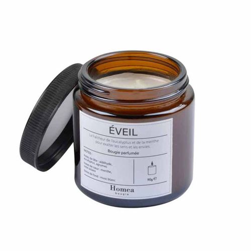 Paris Prix - Bougie Verrine Parfumée "apothicaire" 90g éveil