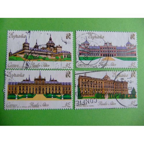 31 Espagne 1989 / Patrimoine Artistique - Monuments / Edifil 3042 / 3045 Fu Yvert 2657 / 2660 Fu