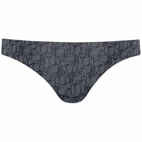 Joop! Slip Pour Femme - Bikinislip, Cleancut, Allover Logo Print Anthracite Xs (X-Small)