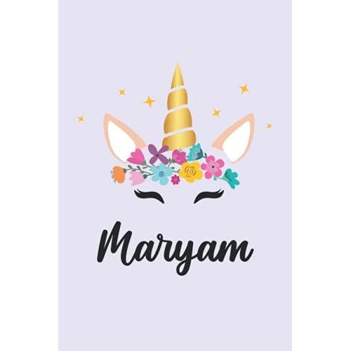 Maryam: Personalized Name Notebook | Wide Ruled Paper Notebook Journal | For Teens Kids Students Girls| For Home School College | 6x9 Inch 120pages