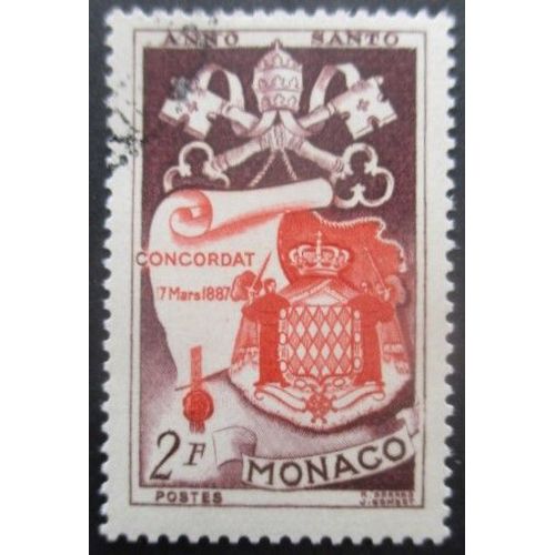 Monaco N°356 Année Sainte Oblitéré